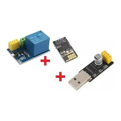 Kit Rele Esp01 Esp8266 Adaptador Programador Wifi | Shopee Brasil