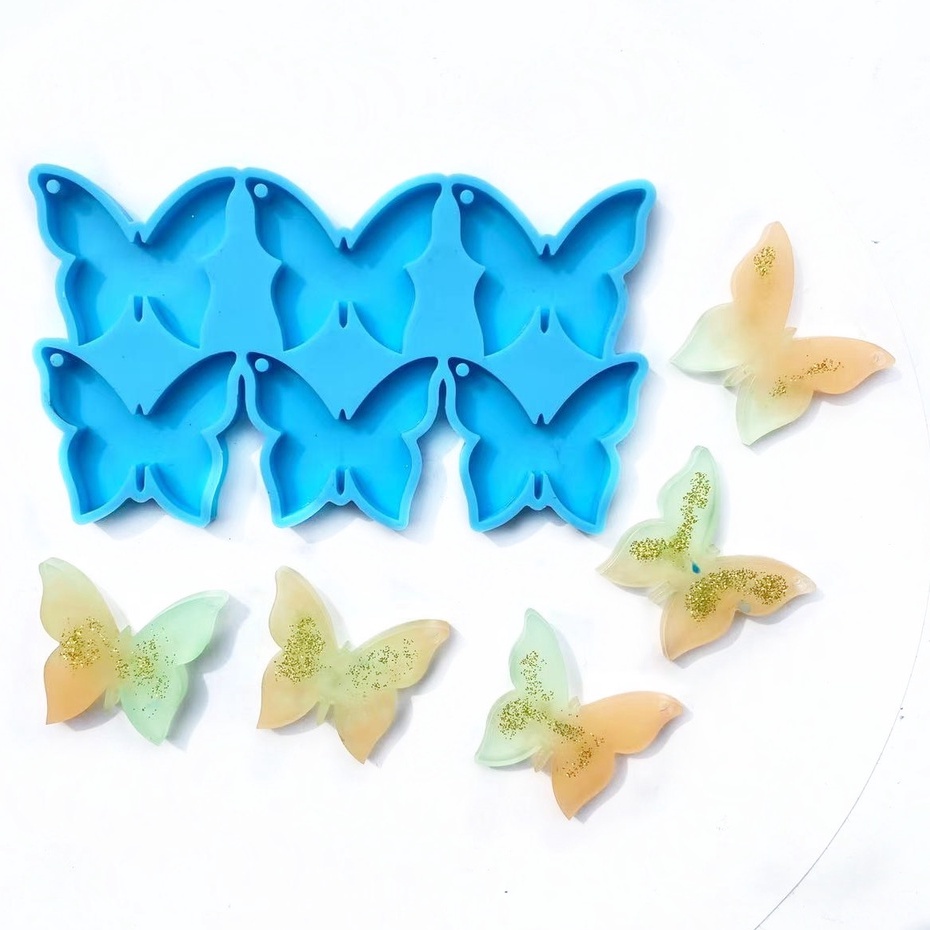 Molde borboleta AZUL, resina epóxi, artesanatos, DIY | Shopee Brasil