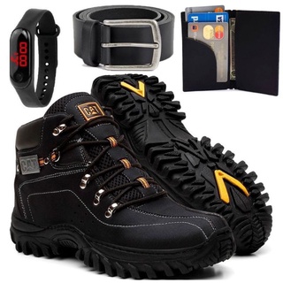 Kit de bota masculina Caterpillar Cat original - TopSulModas