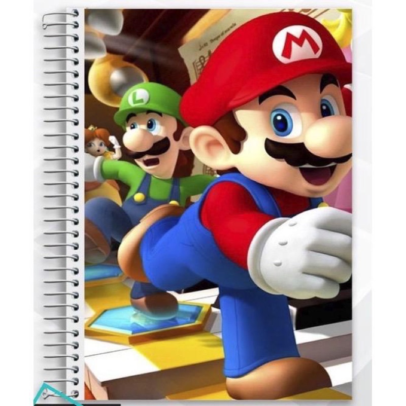 Adesivo Para Capa de Caderno Super Mario | Shopee Brasil