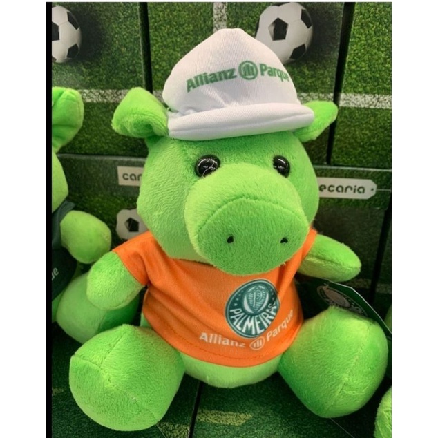 Boneco Mascote de Futebol Javali Palmeiras