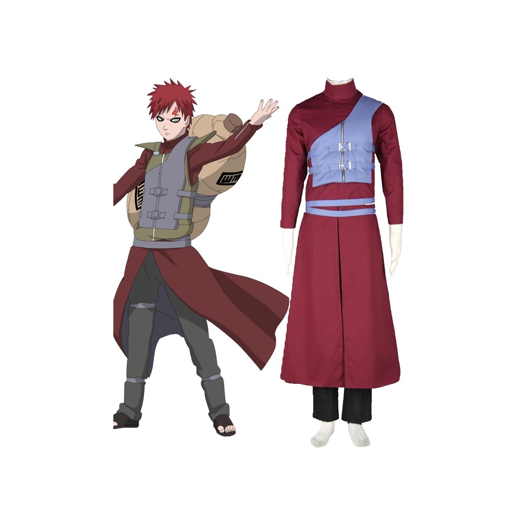cosplay gaara da areia de naruto shippuden fantasia original