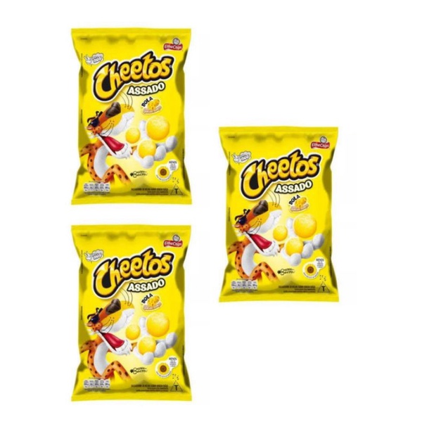 Salgadinho Cheetos Bola Queijo Suiço 45g - 3 unidades