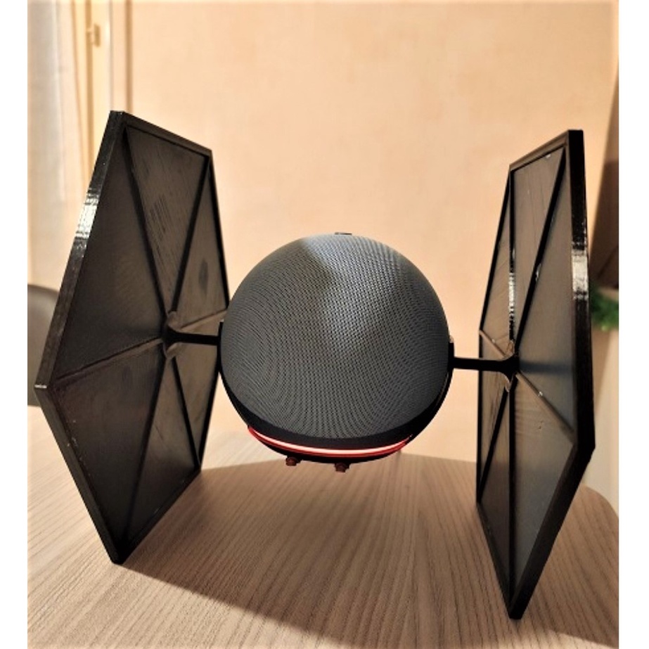 Suporte Base Alexa Star Wars Echo Dot 4 - T-Fighter