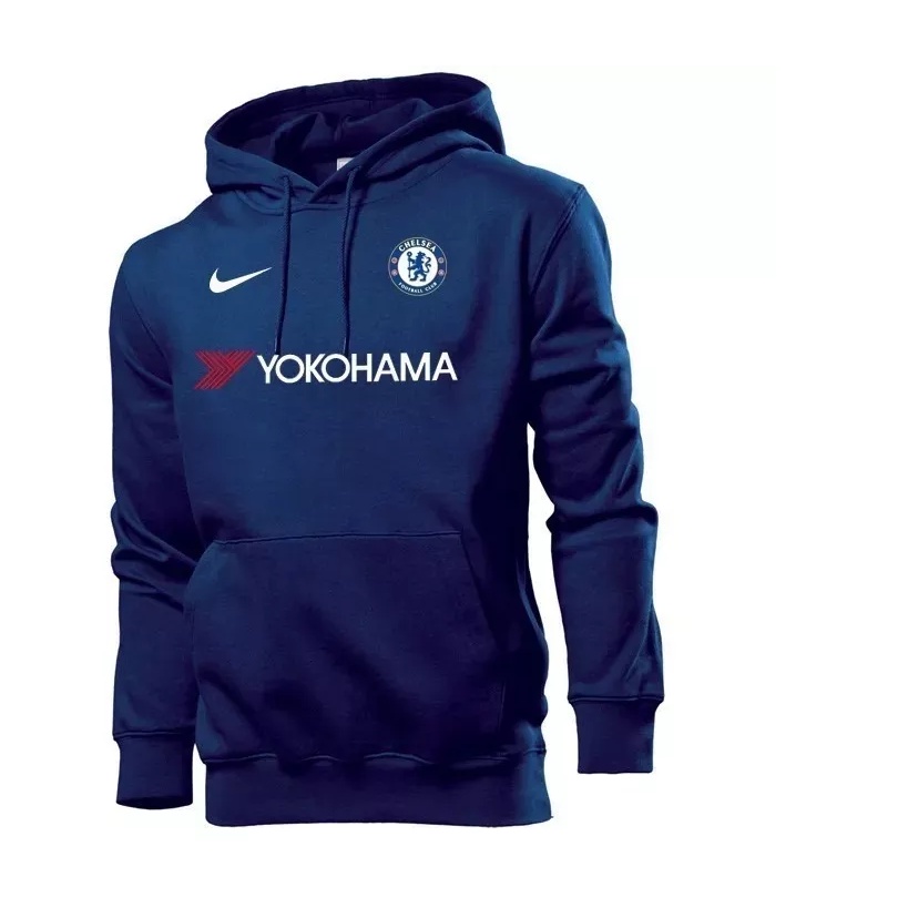 Moletom Blusa de Frio Canguru Futebol Time Chelsea Football Club Jogo Inglaterra Campo Gol