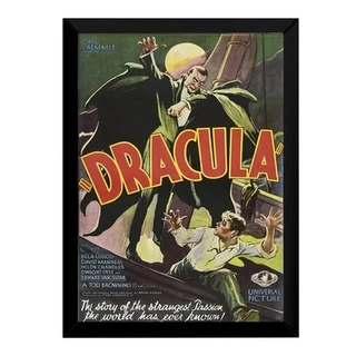 Quadro Poster Decorativo Filme Antigo Dracula Retro
