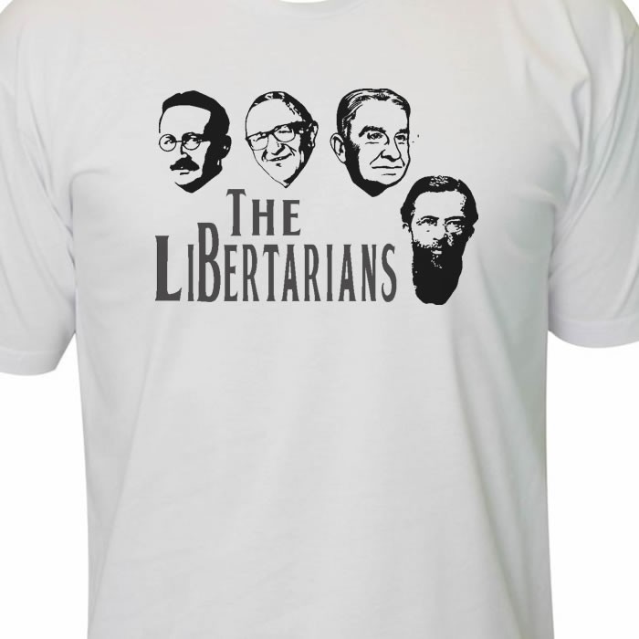 Camiseta The Libertarians direita mises austrians