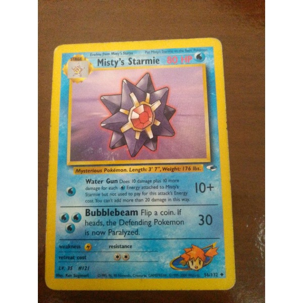 misty starmie pokemon card Pokmon TCG: Sun & Moon: Burning Shadow Booster Pack: 3 Pack