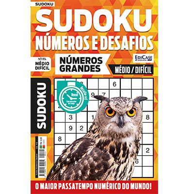 Sudoku Números e Desafios Ed. 126 - Médio/Difícil - Só Jogos 9x9