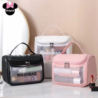 Bolsa Necessarie Transparente WashBag Impermeável