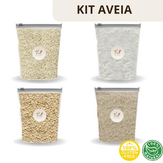 Aveia Pura Todas Variações Flocos Grossos Flocos Finos Farelo Farinha