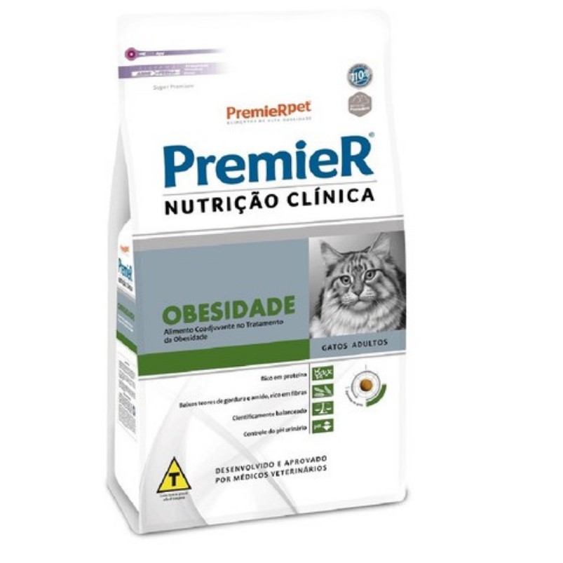 Ração Premier Gatos Obesidade - 1,5 Kg