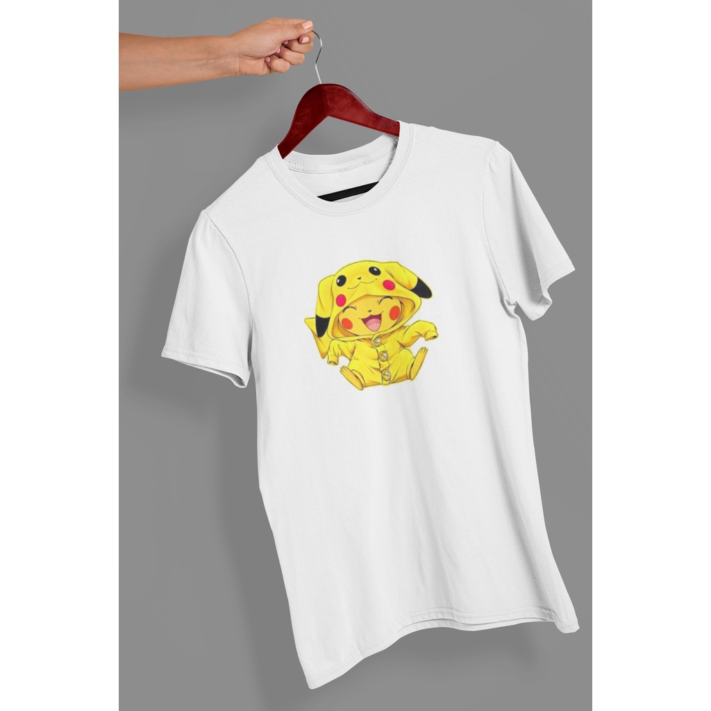 Camiseta Pokemon Pikachu Com Roupa Do Pikachu Shopee Brasil