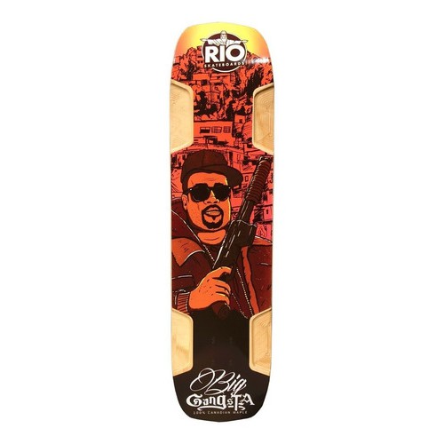 Shape Rio Skateboards Big Gangsta 38 - Longboard Skate Maple Shape Rio Skateboards Big Gangsta 38 - Longboard Skate Maple