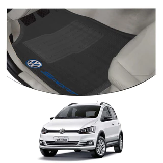 Tapete Borracha Personalizado Fox - Tapete Automotivo, Tapete para Carro, Carpete Carro, Carpete para Carro, Sport, Preto