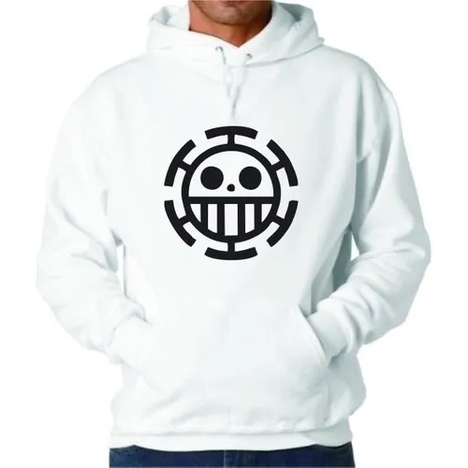 Moletom One Piece Trafalgar Law Blusa Casaco Anime Geek