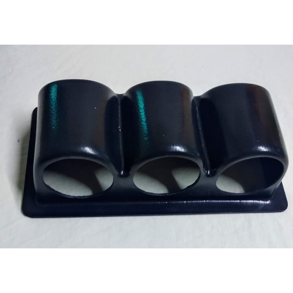Suporte Universal Copo P/ 3 Instrumentos Manômetro Preto