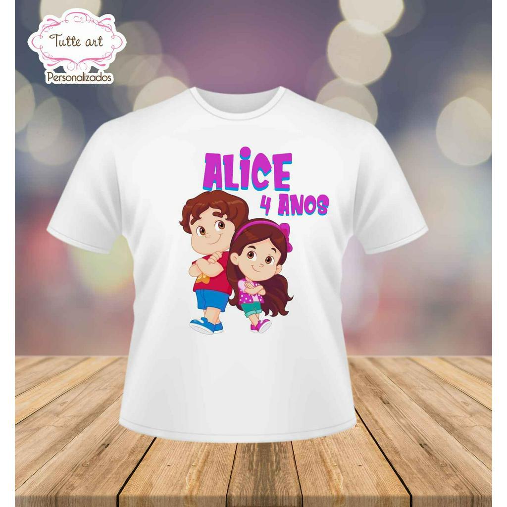 Camiseta Maria Clara e Jp Camiseta Personalizada Desenho infantil ...