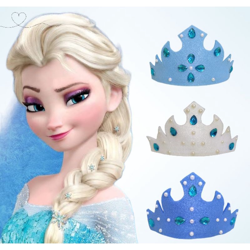 Princesa Elsa da Turma Frozen em Feltro