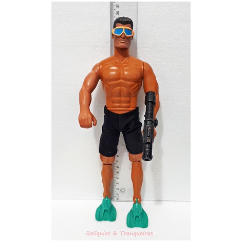 Figura de Ação Action Man Atlantic Missão Diver Articulado Hasbro