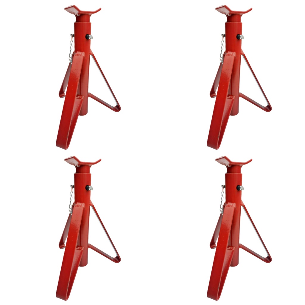 kit 4 Cavaletes Preguiça De Apoio Carros Até - 2 Ton. Cada
