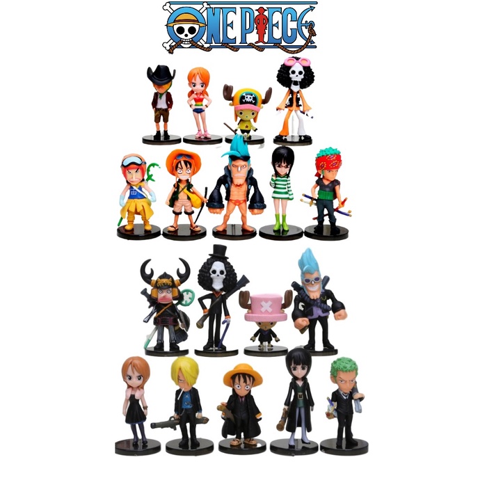 One Piece Bonecos Miniatura Action Figure Vários Modelos