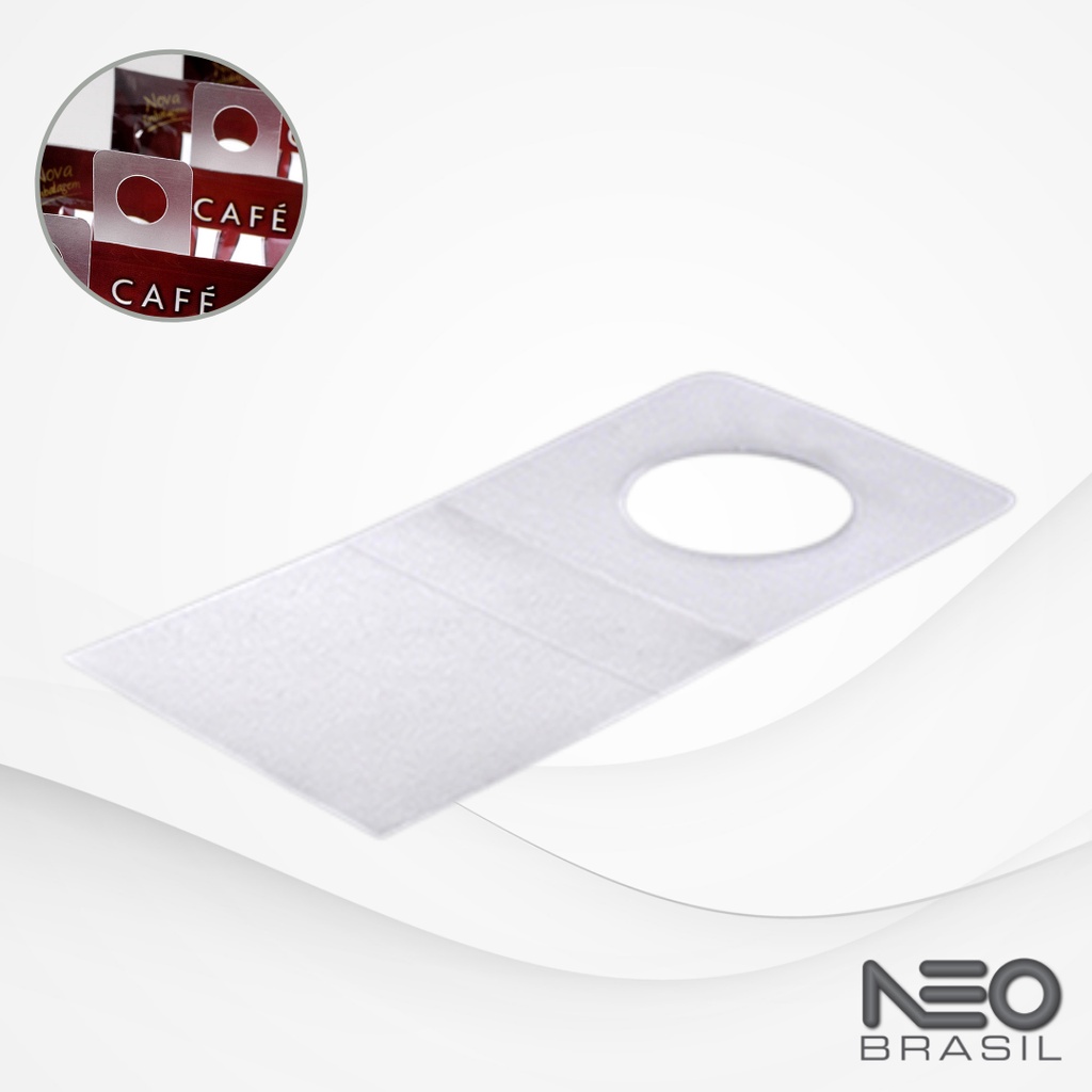 Hang Tab HT201 Flex - Até 150g - Gancho Adesivo Etiqueta Adesiva