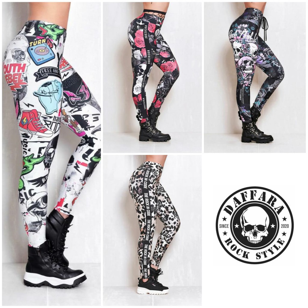 Legging de academia ROCK CODE  Fotografia de roupas, Roupas