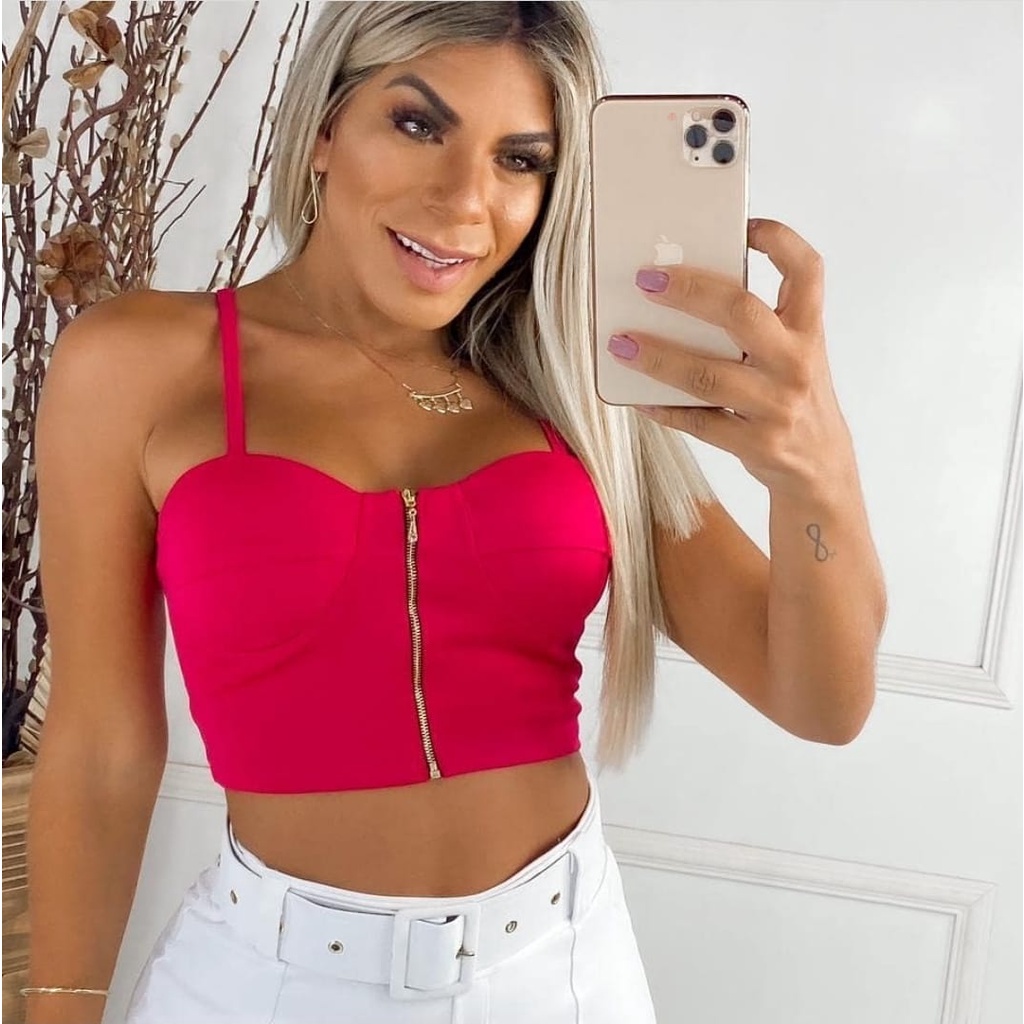 Moda feminina hot sale cropped