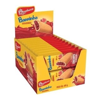 Barra Bauducco Goiabinha/Chocolate caixa 20 unidades/Barrinha Bauducco  Goiabinha e Chocolate