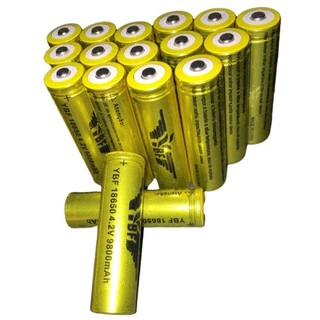 Kit 2 Bateria Recarregável 18650 9800mah 4.2v Lanterna Laser