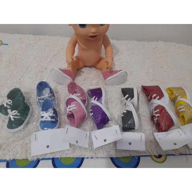 Sapato de best sale malha para bebe