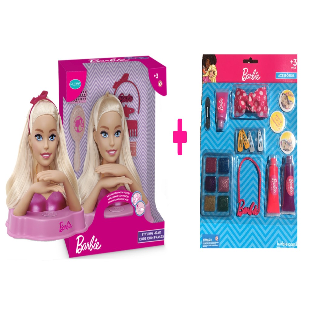 Boneca Barbie Extra Busto Moda Maquiar Fala 12 Frases Mattel - R$ 158,9