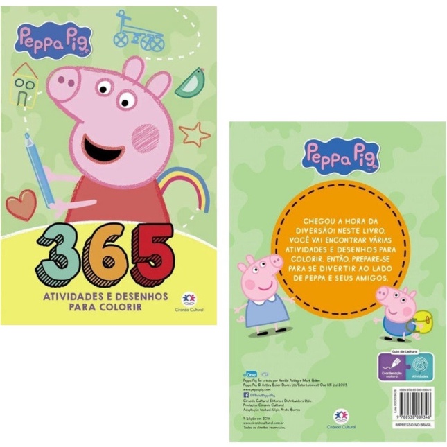 Peppa Pig, 365 Atividades e Desenhos Para Colorir