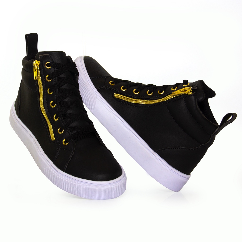 Tenis bota feminino store preto