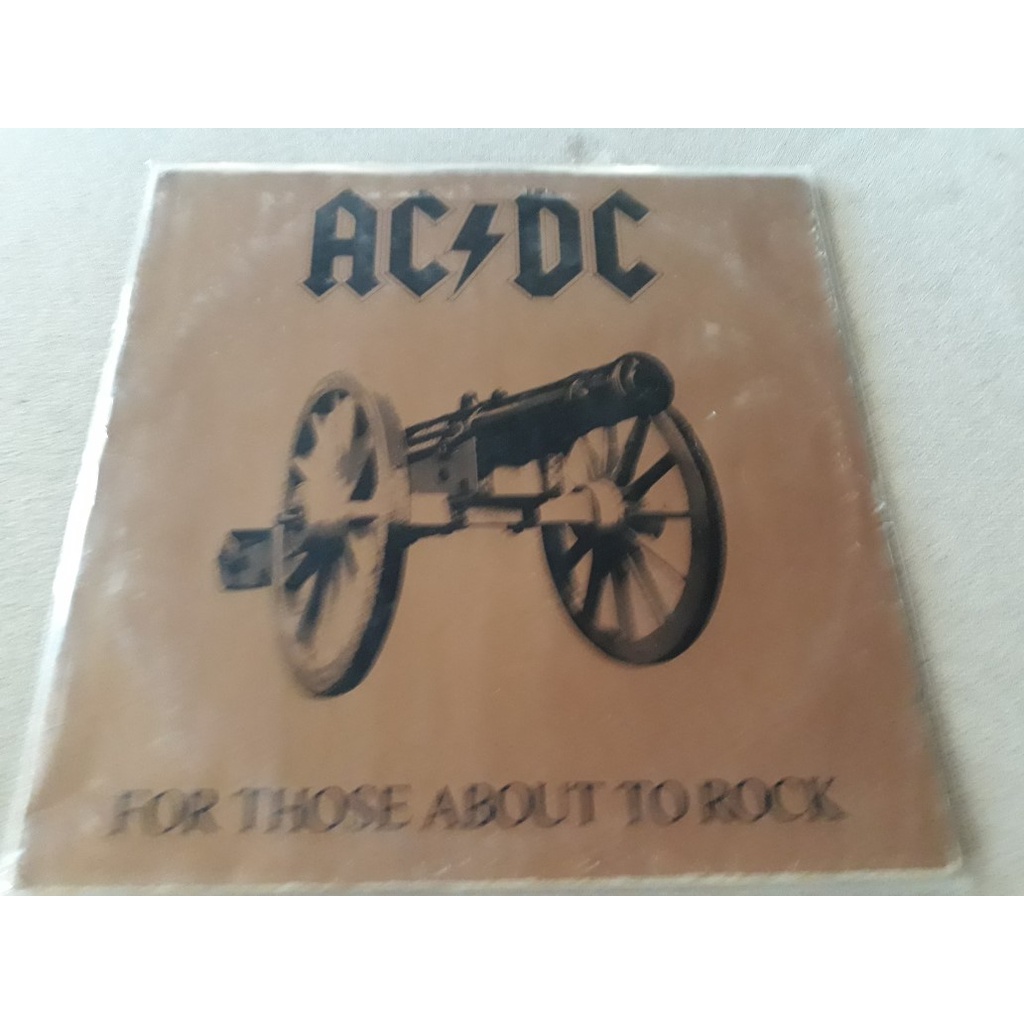 LP Disco de Vinil Ac Dc - For those about to rock | Shopee Brasil