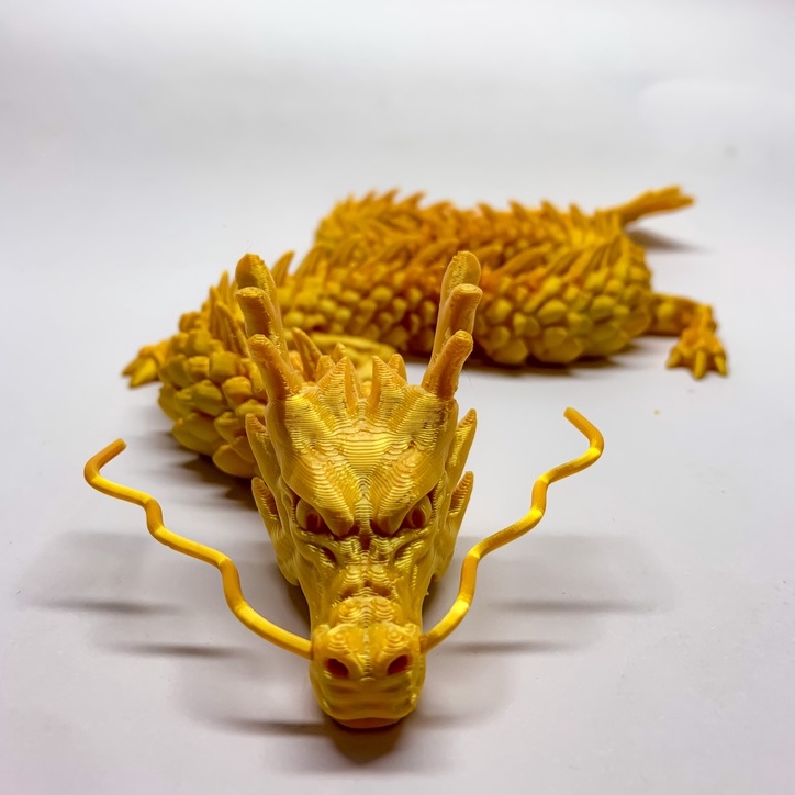 Dragão Chinês Articulado de Plástico - Shenlong