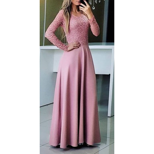 Vestido longo bem store rodado