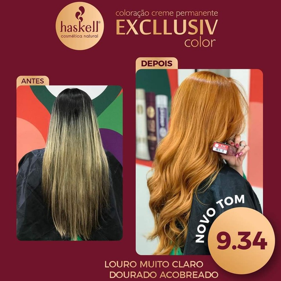 Coloração Igora Royal Louro Extra Claro Cobre 9-7 + Ox 20 V.