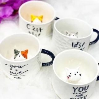 Caneca Com Gatinho em 3d