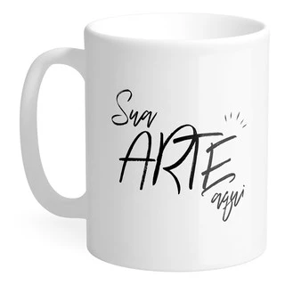 Caneca Porcelana Personalizada com Sua Arte