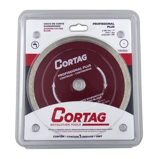 Disco Diamantado Continuo 180x22,2mm Cortag