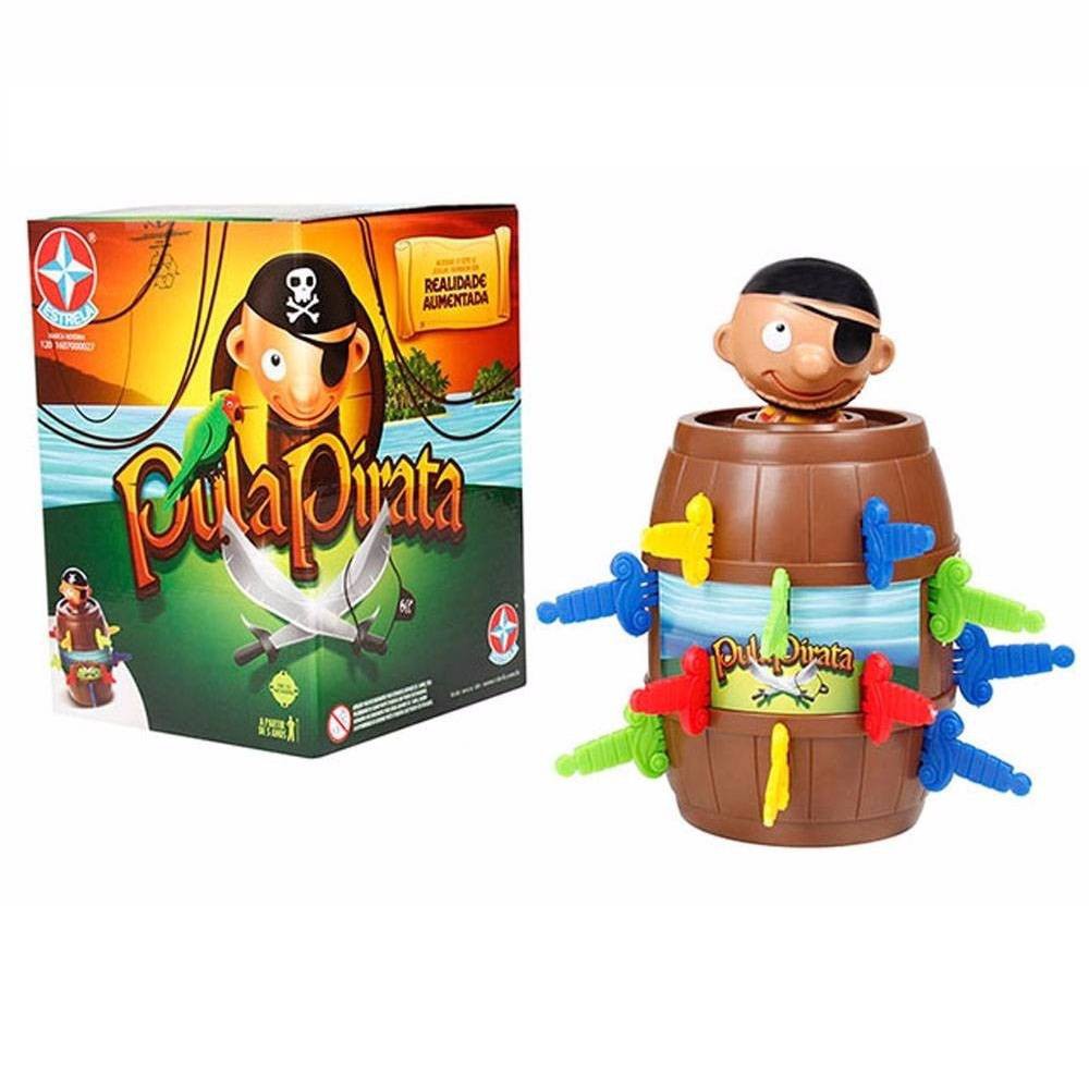 Jogo Brinquedo Para Família Pula Pirata - Estrela - Miko Toys