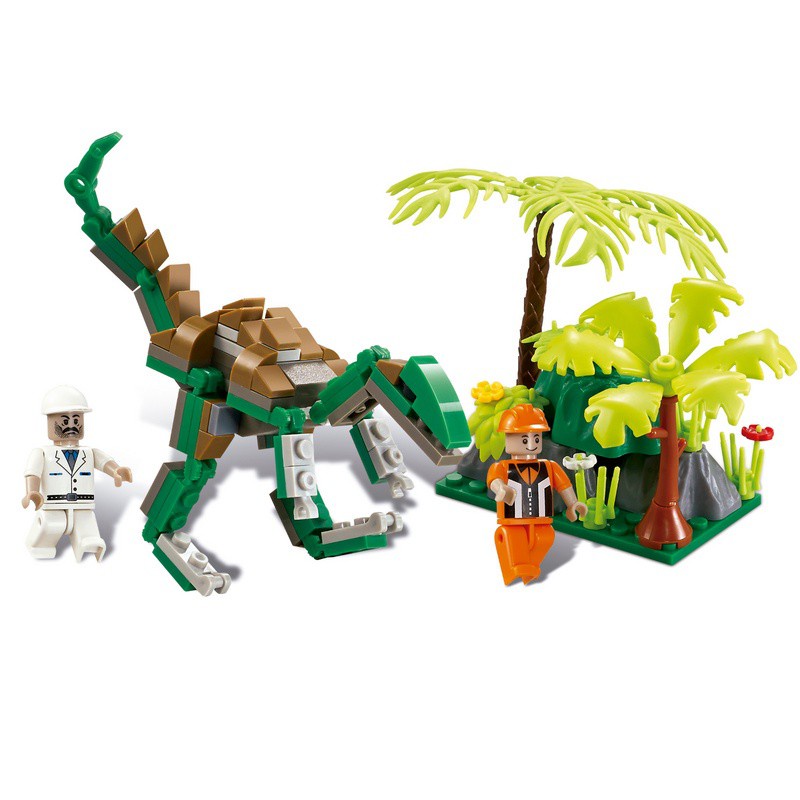 Blocos de montar dinossauros 6 em 1 (lego)