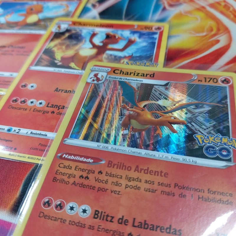 Kit Evoluções Pokémon - Charmander, Charmeleon e Charizard