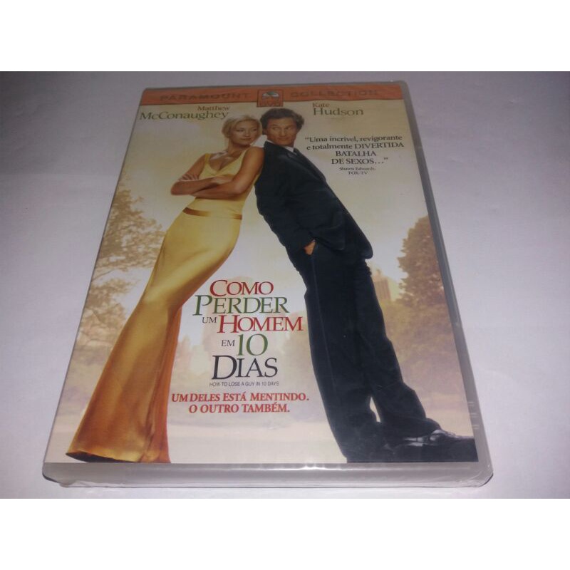 Dvd Como Perder um Homem em 10 Dias 2002 Kate Hudson Matthew McConaughey Dublado