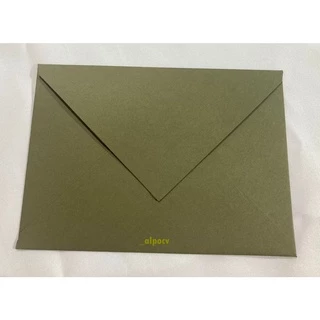 Envelope Para convite 15x21 - Modelo Bico Clássico - Verde Oliva -240g - Quantidade Diversas