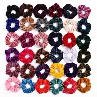 Kit C 12 Xuxinha scrunchies de cabelo rabicó prendedor de cabelo