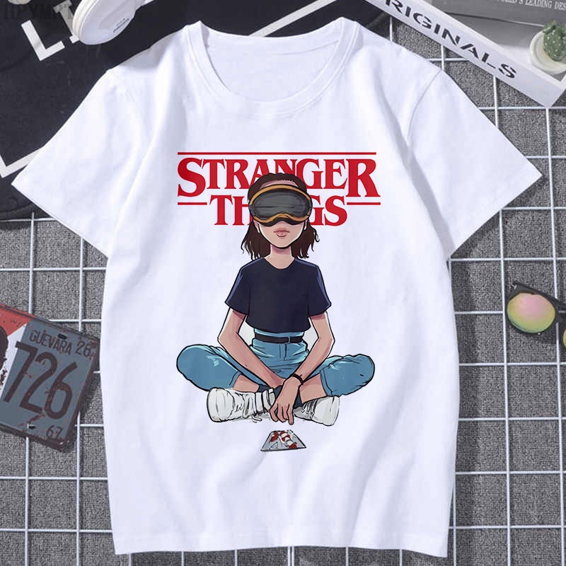 Stranger things T-shirt  Camisetas bff, Camisetas para amigas, Camisas  recortadas