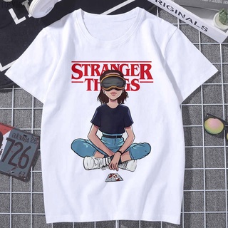 Camiseta Raglan Baby Look Mescla, Stranger Things